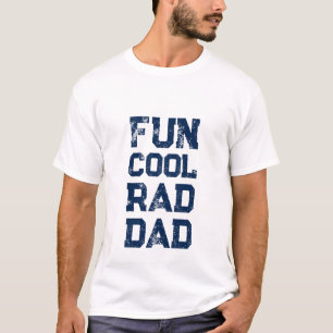 Roligt coola rad pappa marin blå grå text t shirt