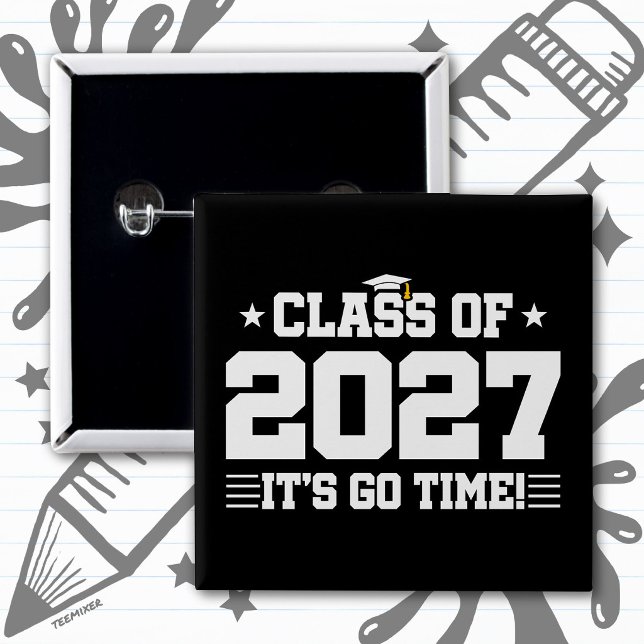 Roligt Coolt Examenstid Avgångsklass 2027 Knapp (Skapare uppladdad)