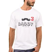 roligt coolt mustasch anpassat pappa& barnens namn