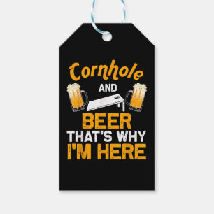 Roligt Cornhole-present För Män Cornhole-spelare Ö Presentetikett