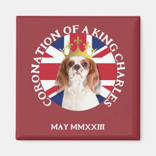 Roligt CORONATION OF A Kung Charles Spain Magnet