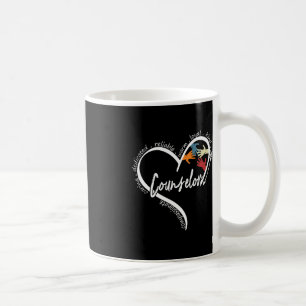 Roligt Counselor Graphic Tees Toppar Back to schoo Kaffemugg