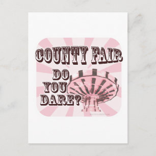 Roligt County Fair Slogan Vykort