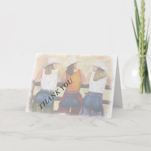 ROLIGT COWGIRLS TACKAR DIG CARD TACK KORT