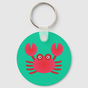 Roligt Crab Nyckelring