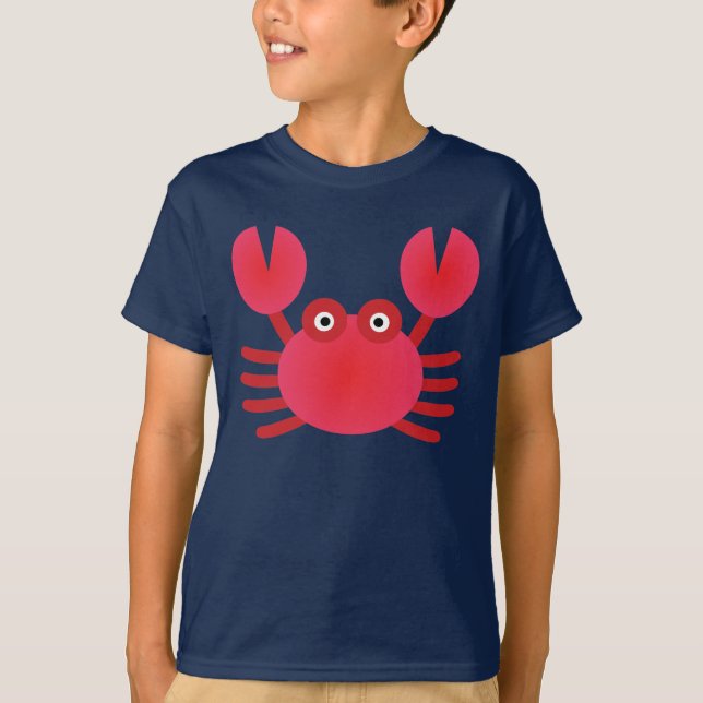 Roligt Crab Tee Shirt (Framsida)