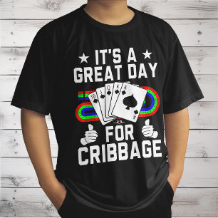 Roligt Cribbage-bräde för Cribbage-kortspelsspelar T Shirt