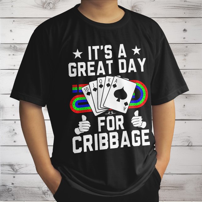 Roligt Cribbage-bräde för Cribbage-kortspelsspelar T Shirt (Skapare uppladdad)
