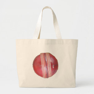Roligt Cricket Boll Design Jumbo Tygkasse
