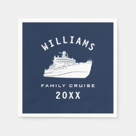 Roligt Cruise Frakt Sea Family Reunion sommaruppeh Pappersservett