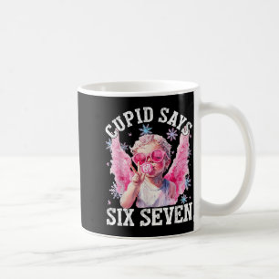 Roligt Cud Säger Sex Sju Alla hjärtans dag 67 Meme Kaffemugg
