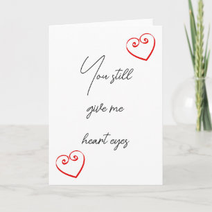 Roligt Cupid Alla hjärtans dag-kort Hjärt-ögon Helgkort