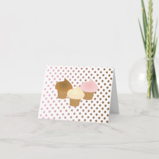 Roligt Cupkaka Trio Kort