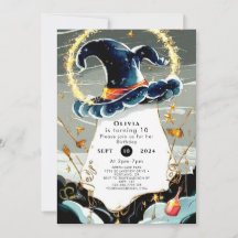 Roligt Customized Magic Wizard Birthday