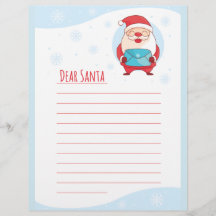 Roligt Cute Brev to Bästa Jultomten-infogad mall