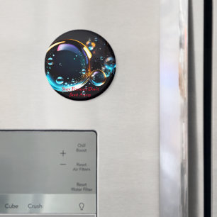 Roligt Cute Bubble Wonderland Magnet