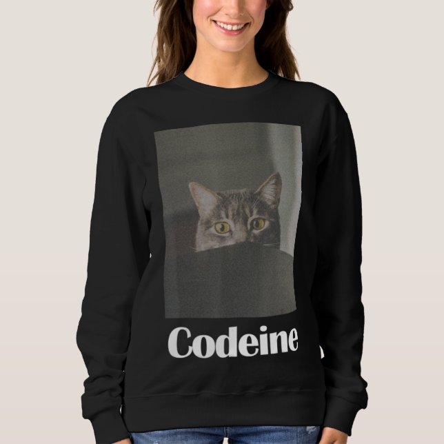 Roligt Cute Cat T Shirt (Framsida)