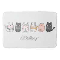 Roligt Cute Cat Teckning Crazy Cat Dam Home