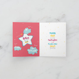 Roligt Cute Funny Tooth Fairy Personlig Tack Kort