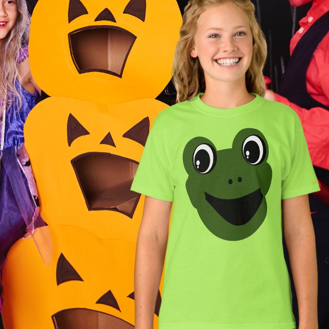 Roligt Cute grog Ansikte Easy Halloween costume T- T Shirt (Skapare uppladdad)