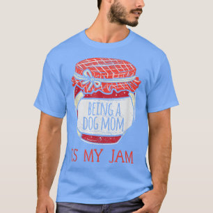 Roligt Cute Hund Mamma T Shirt