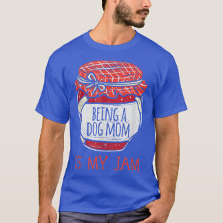 Roligt Cute Hund Mamma T Shirt