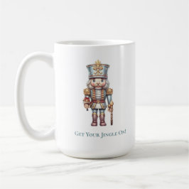 Roligt Cute Nutcracker Namn jul Kaffemugg