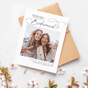 Roligt Cute Photo Bridesmaid Frieri kortmall