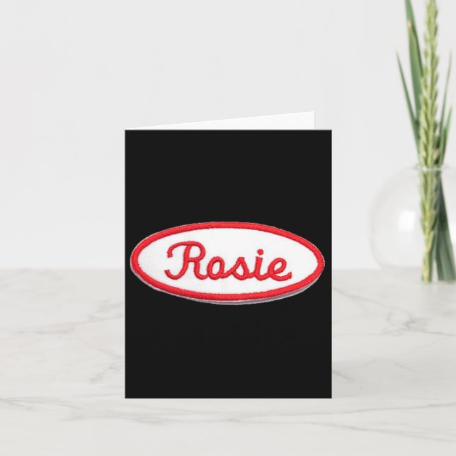 Roligt Cute Rosie Riveter Feminist Costume Kort (Framsida)