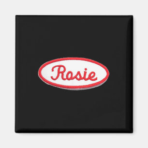 Roligt Cute Rosie Riveter Feminist Costume Magnet