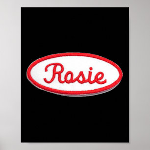 Roligt Cute Rosie Riveter Feminist Costume Poster