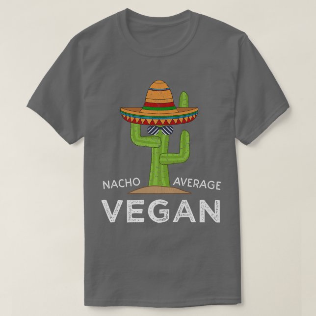 Roligt Cute Vegan Joke Humor Funny som säger veget T Shirt (Design framsida)