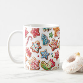 Roligt Cute Watercolor jul Cookies Mugg