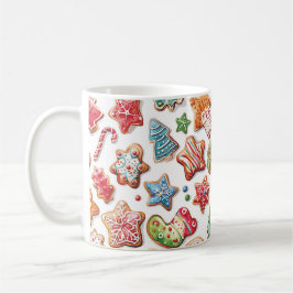 Roligt Cute Watercolor jul Cookies Mugg