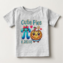 Roligt Cutie Paj Cute Pi Symbol & Paj Pun T Shirt