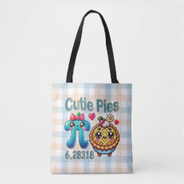 Roligt Cutie Paj Cute Pi Symbol & Paj Pun Tygkasse
