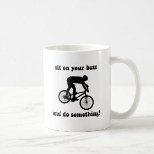Roligt cykla för berg kaffemugg