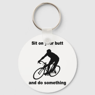 Roligt cykla nyckelring
