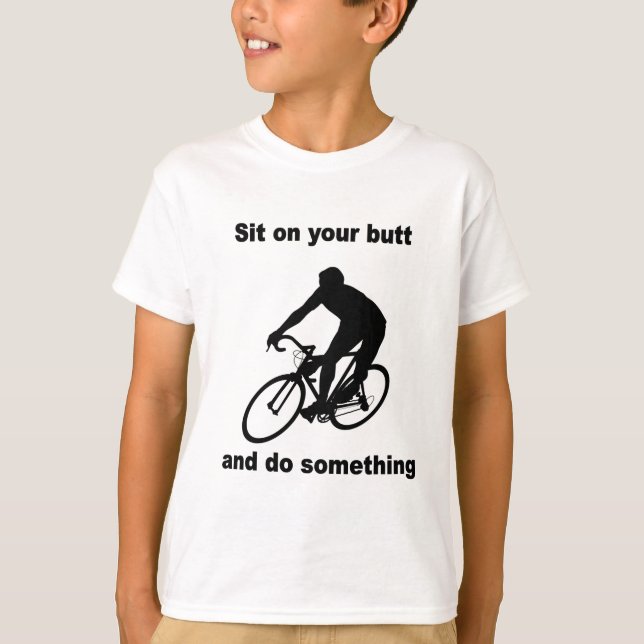 Roligt cykla t-shirt (Framsida)