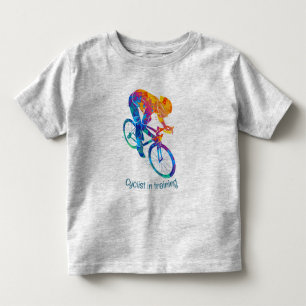 Roligt cyklist under utbildning för biokoffert t shirt
