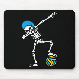 Roligt Dab dabbing skeleton Vatten polo Halloween Musmatta
