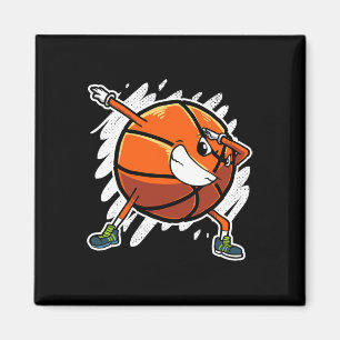 Roligt Dabbing Basketball Boll Dab Sports Player Magnet