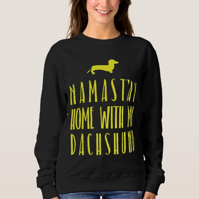 Roligt Dachshund Shirt Hund älskare T (Framsida)