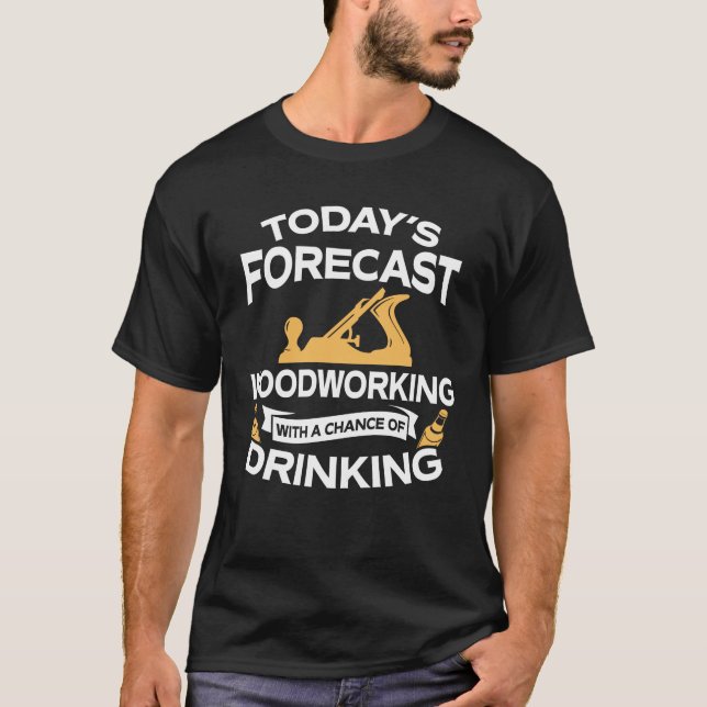 Roligt dagens prognossnickeri med att dricka t shirt (Framsida)