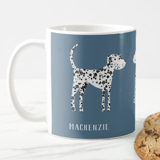 Roligt Dalmatisk Hund Personlig Kaffemugg