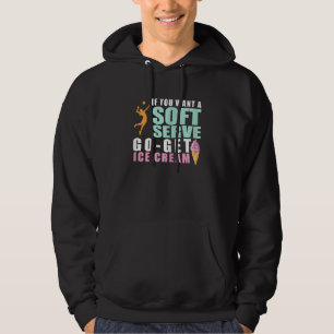 Roligt damvolleyboll Om du vill ha en mjuk serve V Hoodie
