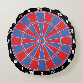 Roligt Dartboard Darts Round Pillow Rund Kudde