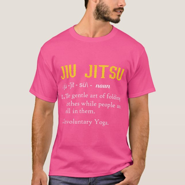 Roligt Definition of Jiu Jitsu - Jiu Jitsu T Shirt (Framsida)