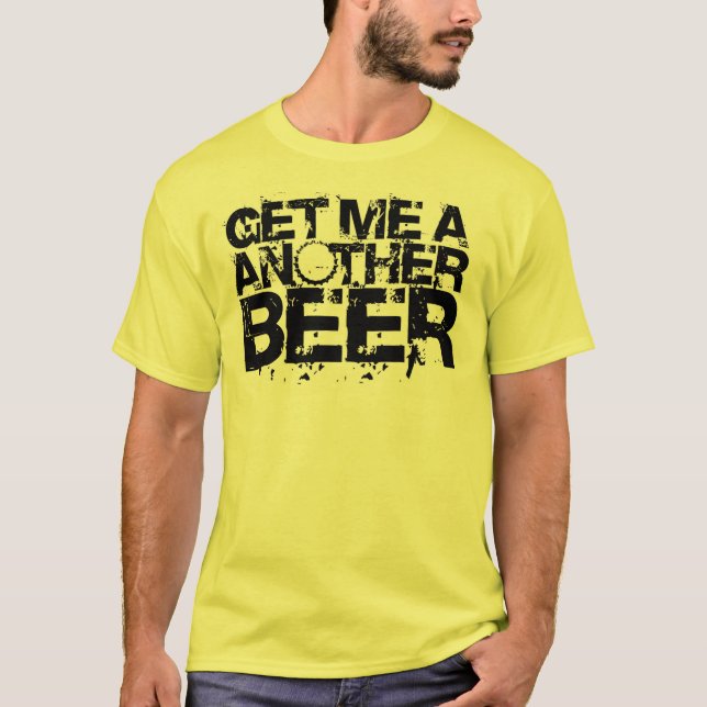 Roligt den Bottlecap "få mig för en annan öl" Tee (Framsida)