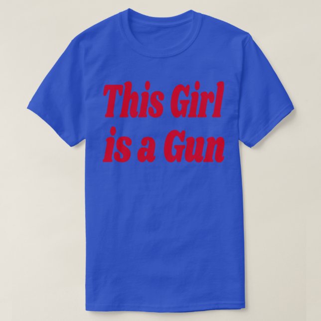 Roligt den här tjejen är en garntjänst t shirt (Design framsida)
